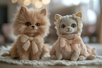 Discover adorable aofthanit dog and cat dolls in a variety of sizes for every pet lover