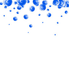 Vitamin C round capsules scattered randomly.