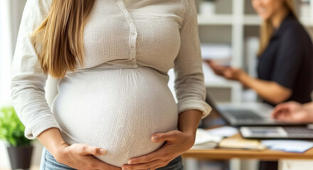 Expert Guidance for Expecting Mothers, Pregnant Woman Consults with a Specialist for Care Tips