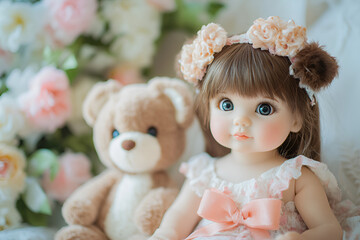 Fototapeta premium Aofthanit dolls the timeless gift idea every girl adores and cherishes