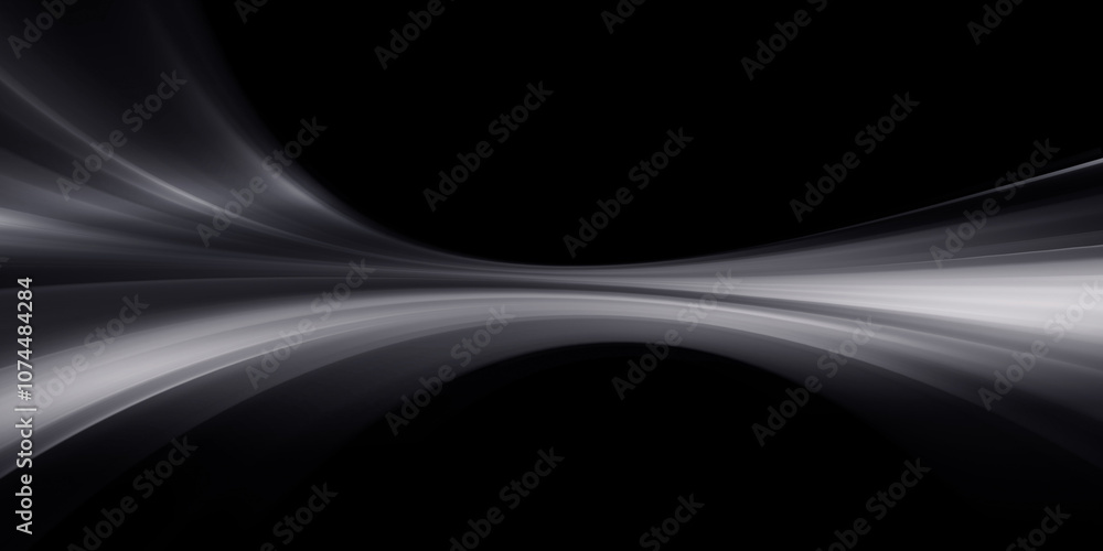 Poster abstract gray diagonal smooth wave metallic curve striped direction realistic background illustratio