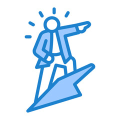 Leader In Action Icon