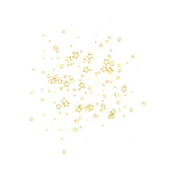 Christmas spirit. Scattered falling stars.