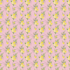 12 Seamless Pattern Set, Watercolor Flowers, Scrapbook Paper, Flowers, Fabric, Beautiful Backgrounds, Pastel Colors