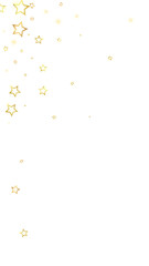 Christmas spirit. Scattered falling stars.