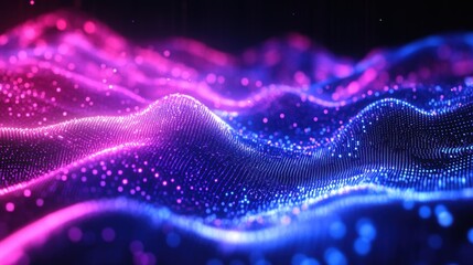 Abstract Neon Waves.
