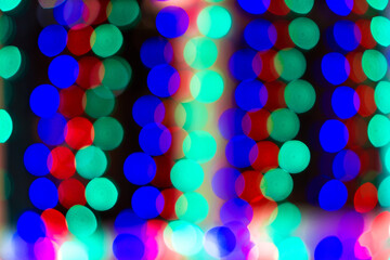 Sparkle bokeh blured christmas, new year background