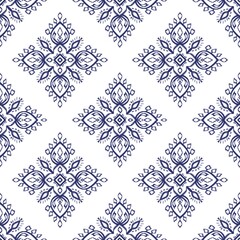 Ikat seamless pattern, geometric design, motif ethnic handmade, Ikat ethnic tribal, boho colors seamless wallpaper. Ethnic Ikat abstract background art,