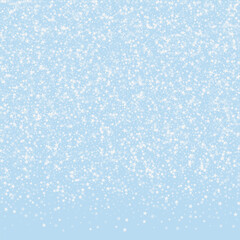 Magic falling snow christmas background. Subtle