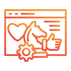 Social Media Strategy Icon