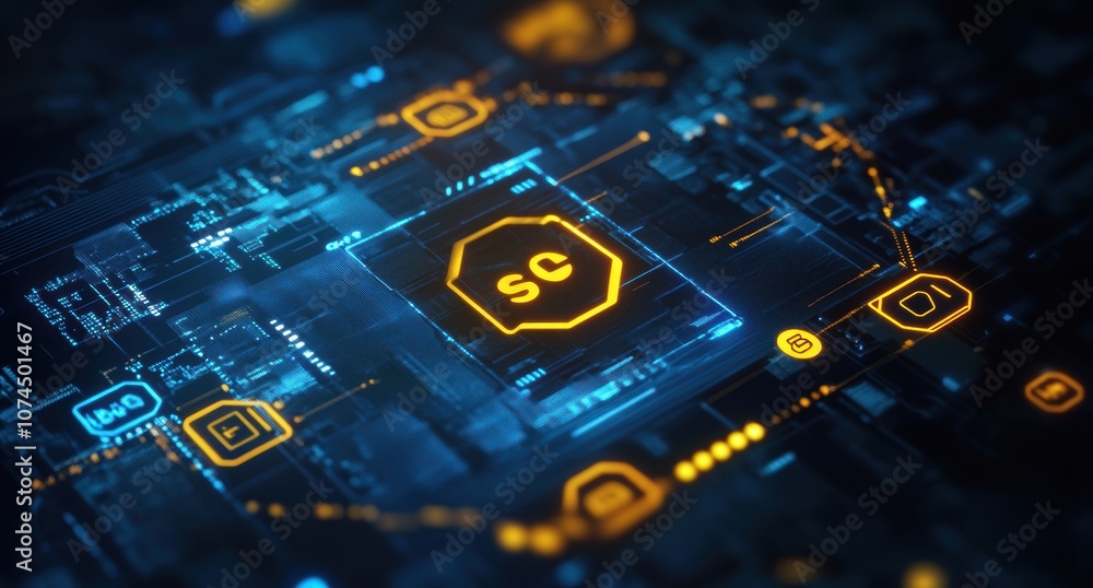 Poster digital network interface.
