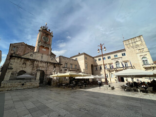 Zadar National Square or People's Square in Zadar (Croatia) - Zadar-Nationalplatz oder Volksplatz in Zadar (Kroatien) - Zadarski narodni trg ili Narodni trg u Zadru (Hrvatska)