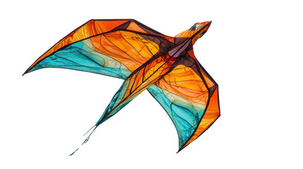 Colorful Bird Kite Orange Teal Design Hobbies Outdoor Fun Summer Activities