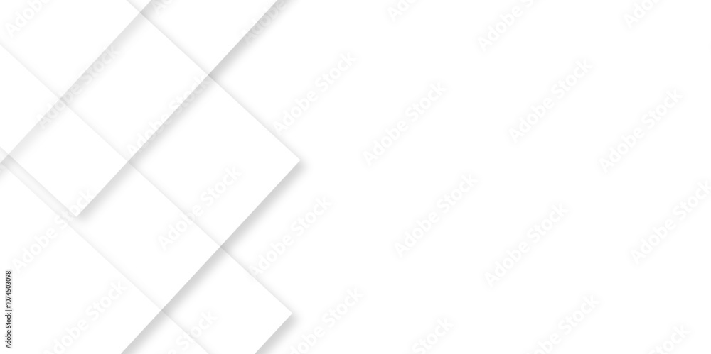 Poster abstract modern white, gray pattern geometric luxury gradient line background random square shape de