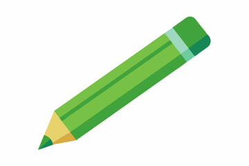 black pencil flat icon isolated on white