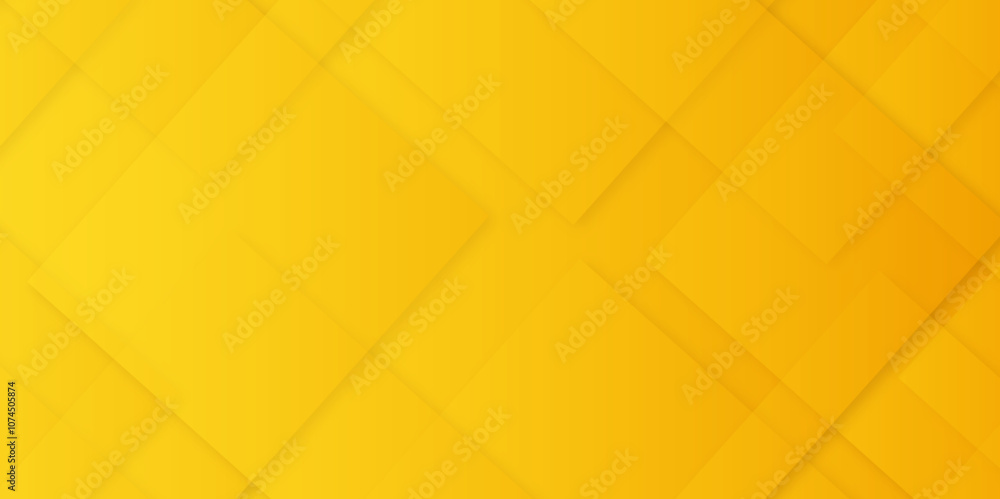 Poster abstract modern orange, yellow pattern geometric luxury gradient line background random square shape