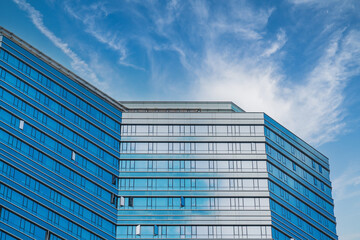Fototapeta premium Partial Details of Modern Urban Architecture in Guangzhou, China