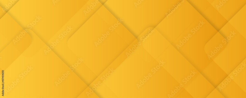 Poster abstract modern orange, yellow pattern geometric luxury gradient line background random square shape