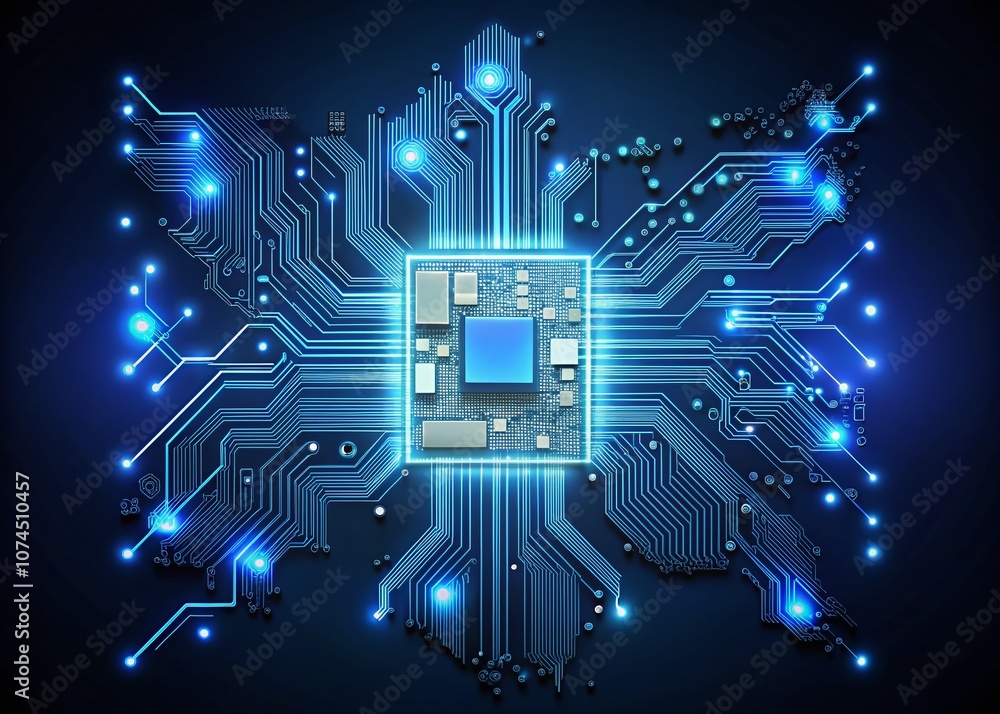 Aufkleber microchip pattern of philippines with manila highlighted in processor, representing e-government in 