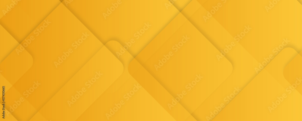 Poster abstract modern orange, yellow pattern geometric luxury gradient line background random square shape