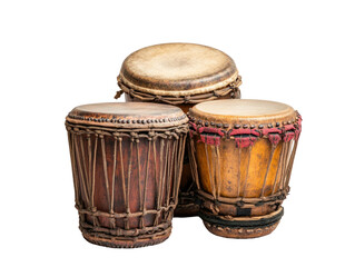 Traditional Drums Isolated on transparent Background