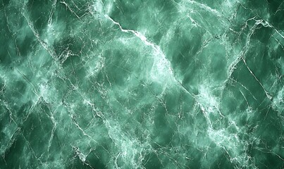 Obraz premium Green marble texture for decoration, Generative AI 