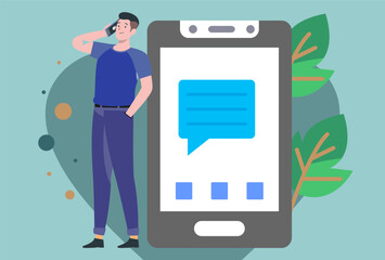 53 - Cell Phone  Concept Illustration