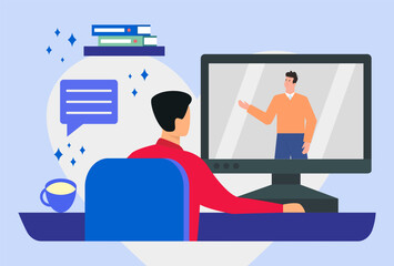 92 - Webcam  Concept Illustration