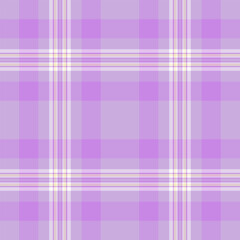 Checks texture pattern textile, ornate tartan check plaid. Nice seamless vector background fabric in light and violet colors.