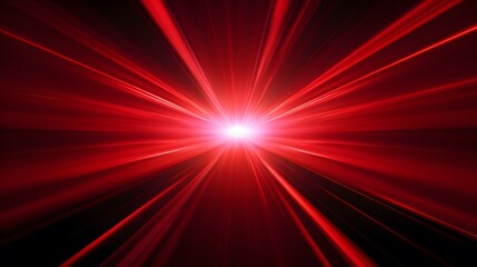 Obraz premium Radial red light through the tunnel glowing in the darkness for print designs templates, Advertising materials, Email Newsletters, Header webs, e commerce signs retail shopping, advertisement business