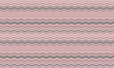 Abstract background with wavy stripes in vibrant colors, creating a rippled, liquid effect. Smooth curves and textured lines add elegance, vitality, and creativity. Ideal for wallpaper or textile.