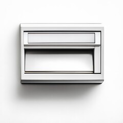 Obraz premium metal box isolated on white