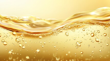 Background showcasing water with oil bubbles representing liquid collagen or serum textures Design for skincare cosmetic product illustrations with clear essence and transparent gel with