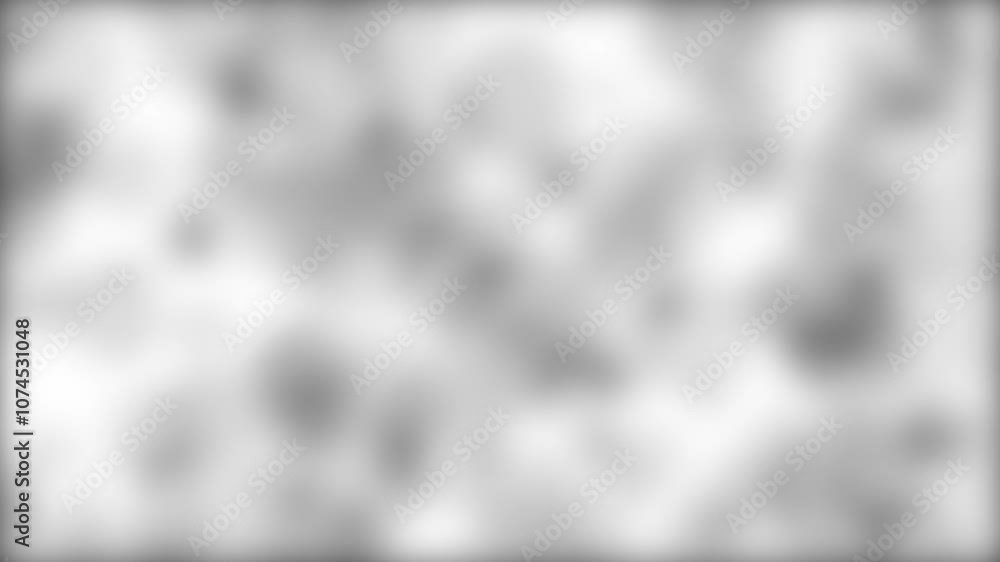 Poster blurry blob shapes fast and smooth animation