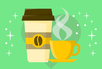 141 - Coffee Cup Concept Illustration