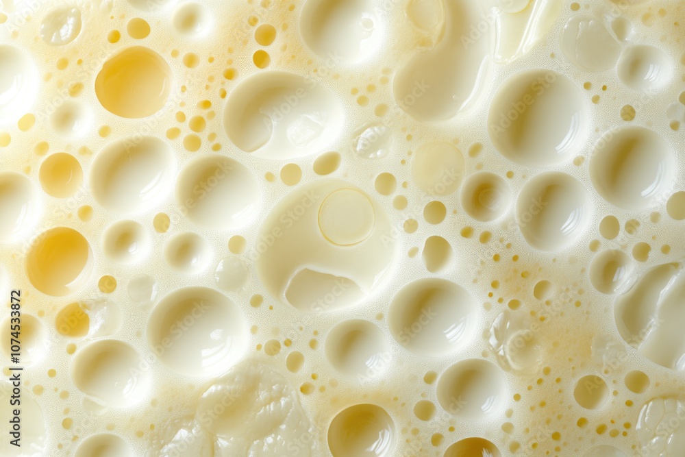 Poster a clear and concise description of the image showing a close-up view of mixed liquids