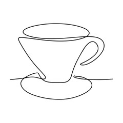Equipment for Making Coffee Vector Line Art Graphic Design Decoration