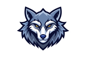 Fierce Wolf Head Mascot Logo Vector - Powerful and Stylish Animal Illustration for Branding, Gaming, and Wildlife Emblems