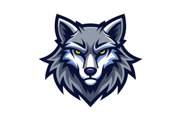 Fierce Wolf Head Mascot Logo Vector - Powerful and Stylish Animal Illustration for Branding, Gaming, and Wildlife Emblems