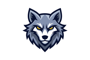 Fierce Wolf Head Mascot Logo Vector - Powerful and Stylish Animal Illustration for Branding, Gaming, and Wildlife Emblems