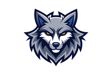 Fierce Wolf Head Mascot Logo Vector - Powerful and Stylish Animal Illustration for Branding, Gaming, and Wildlife Emblems