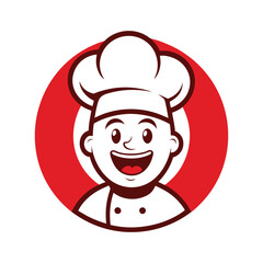 Chef with Plate Vector Illustration - Culinary Cartoon Character Serving Gourmet Dish for Restaurant and Food Branding