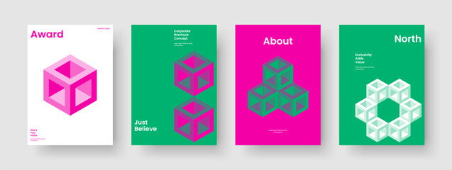 Geometric Poster Layout. Abstract Business Presentation Design. Isolated Book Cover Template. Report. Background. Flyer. Brochure. Banner. Portfolio. Newsletter. Catalog. Notebook. Magazine