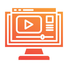 Online Streaming Icon