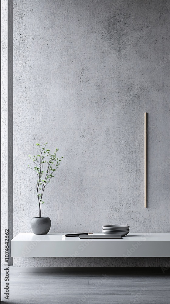 Aufkleber A sleek modern desktop with a digital drawing tablet and stylus capturing the intersection of art and technology with side empty space for text Stockphoto style
