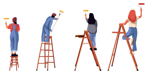 Set of People Painter