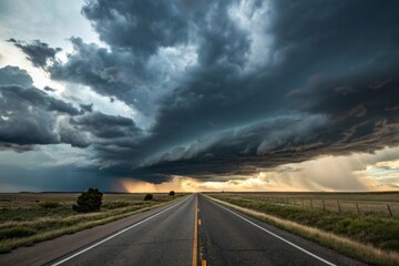 The Road Leads The Way To The Storm