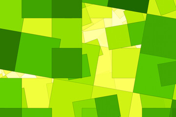 Obraz premium Vibrant green geometric patterns in a captivating abstract design during daylight