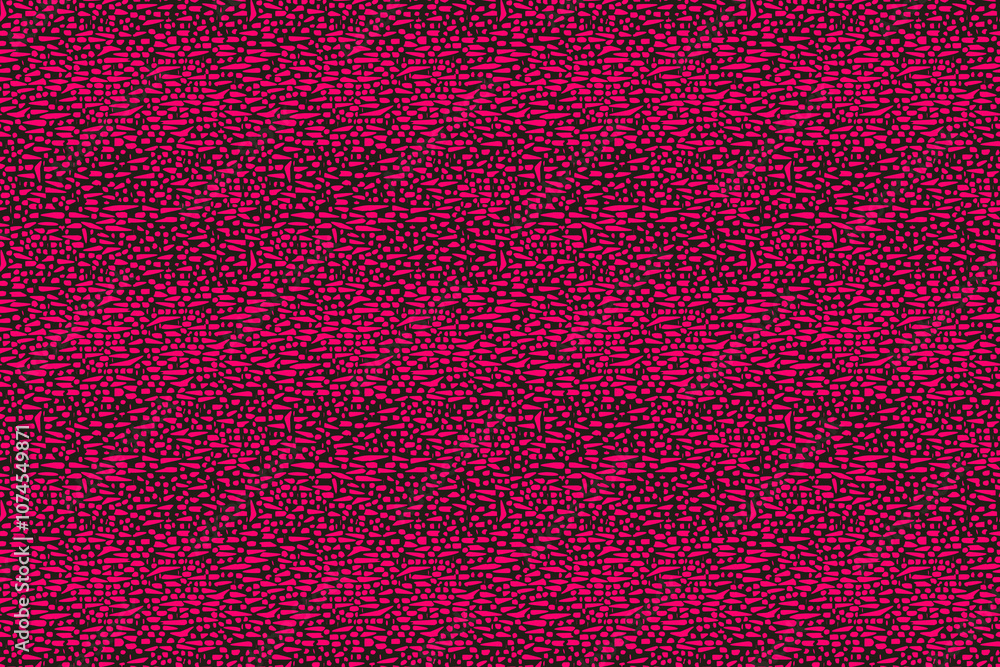Poster intricate patterns of vibrant pink and black textures in a modern abstract design
