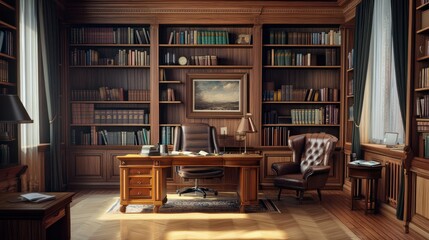 Expert legal consultant in discussion with client, cozy and welcoming office,